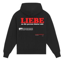 GREGOR HÄGELE - HOODIE BLACK - LIEBE -  Wunschname...