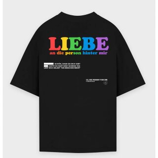 GREGOR HÄGELE - T-SHIRT - LIEBE - PRIDE black