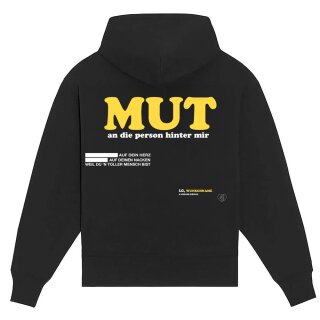 GREGOR HÄGELE - black Hoodie - Mut - Wunschname